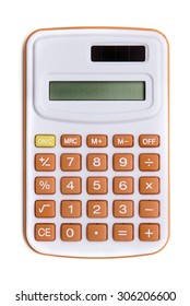 Calculator On White Background Stock Photo 306206600 | Shutterstock