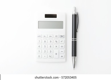 The Calculator On White Background