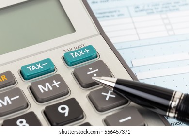 Calculator With Tax Botton