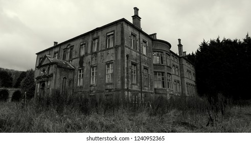 Calder Abbey House In Cumbria/Lake District, UK; Photo Taken In Mid November 2018