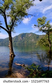 Caldera lake "Lake Numazawa" in Kaneyama-machi of Fukushima.