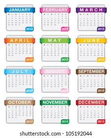 Calendar 2013 Template