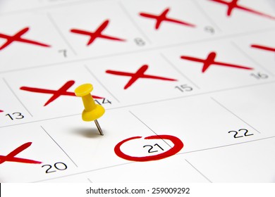 Calendar 2022 - Mark The Event Day With A Pin - Timeline, Time, Concept, Idea, Management, Concept, Page, Date, Background