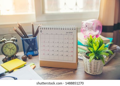 Calendar 2022 for Planner to plan timetable, meeting agenda, daily appointment, organization, management each date and year. Desktop Calender place on office desk. Calendar Background Concept