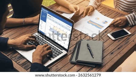 Calendar on computer software application for schedule planning for personal organizer and online business snugly