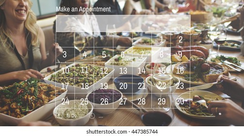 Calendar Reminder Priority Note Date Concept