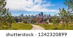 Calgary Alberta Skyline from Tom Campbells Hill Natural Park