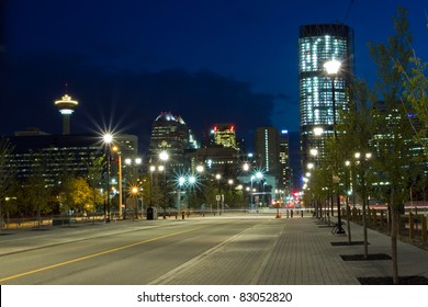 Calgary At Night, Canada