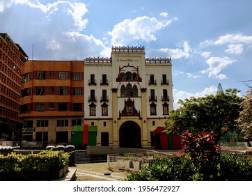 Cali, Colombia - 01.06.2018: Headquarters Of Cia. Colombiana De Tabaco, Colombian Subsidiary Of Philip Morris International In Cali, Colombia