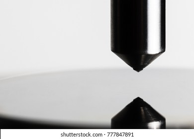 Calibration Rockwell Hardness With Standard Hardness Test Block