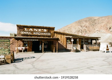 Calico, California - February 11 2020: A General Merchandise Store At The Calico Ghost Town.