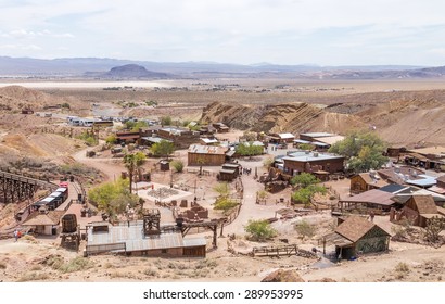 Calico Town - The Official State Silver Rush Ghost Town In California, USA. Calico Is A Park That Belongs To San Bernardino County.