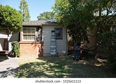California Bungalow with Leaning Ladder
