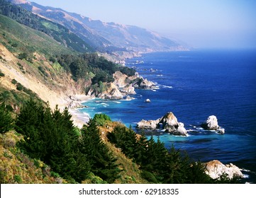 California Coast At Big Sur