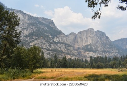 California Mountains Background, View Of Natural Landscape, USA National Parks Wildlife