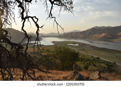 California Mountains Background, View Of Natural Landscape, US National Parks Wildlife