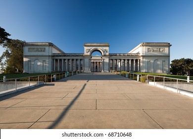 The California Palace of the Legion of Honor is a fine art museum in San Francisco, California. - Shutterstock ID 68710648