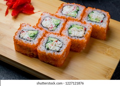 California Roll With Crab