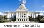 "California State Capitol in Sacramento. Sunny day in early march.Great detail, zoom in."