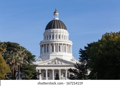 California State House And Capitol Building In Sacramento, CA