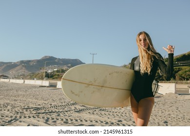 California Surfer Girl. Malibu Beach. Film Look