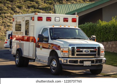 California - USA - 08-08-2010: Ambulance Vehicle