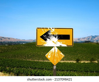 California USA Napa Valley Traffic Sign 