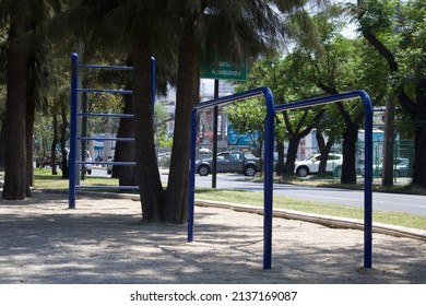 Calisthenics Park. Outdoor Training Park, Urban Park.