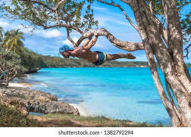 Calisthenics Young Man, Strength Athlete