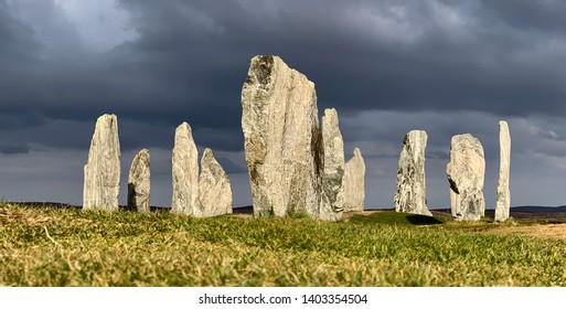 Callanish Standing Stones Isle Lewis Dark Stock Photo 1403354504 ...