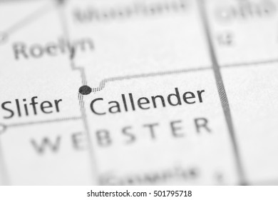 Callender. Iowa. USA.