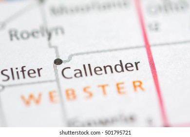 Callender. Iowa. USA.