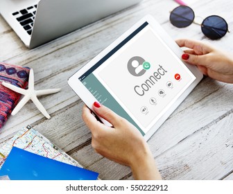 Calling Communication Connect Networking Concept