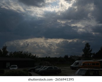 calm before the storm. calm sky 