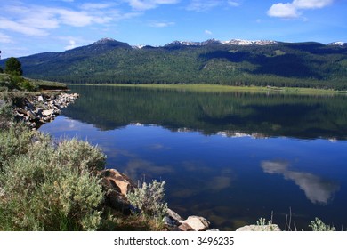 Calm Day On Cascade Lake, Valley County Idaho