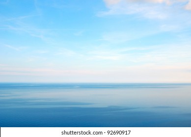 Calm Sea With Nice Blue Sky