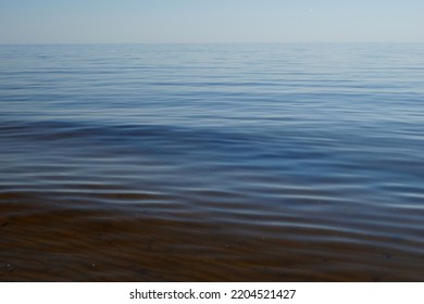 Calm Sea Surface In The Summer