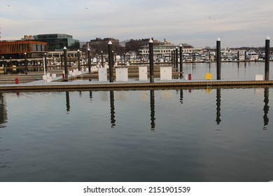 Calm The Wharf Boats Washington DC Waterfront Pier.JPG