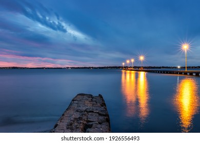 Calmness At Sunset, At Como Jetty, Perth Australia