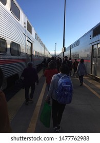 Caltrain In San Francisco Station