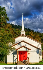 Calvary Baptist Church, Bolair, Webster County, West Virginia, USA, October 18, 2018