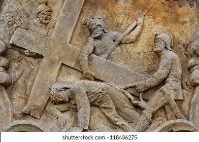 Calvary - Stations of the Cross - Christ Carrying the Cross