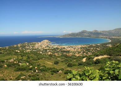 Calvi Bay In Corsica - Citadel And Beaches