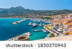 Calvi Bay and port seen from its fortress - Corsica