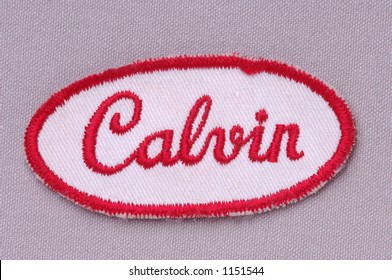 Calvin...name Patch