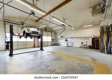 Camano, WA, USA - June 2, 2022: Modern Residential Garage Interior