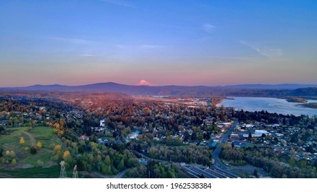 Camas-Washougal Spring 2021: Mt Hood Sunset