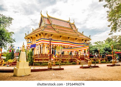 Cambodia Pagoda at Happy New Year Season - Shutterstock ID 1916496374