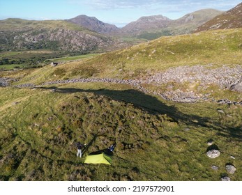 Cambrian Way. Snowdonia National Park. Wales. September. 1. 2022. Wild Camping On The Mountains