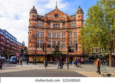 Cambridge Circus, London, England, United Kingdom - October 19, 2018: The Play 